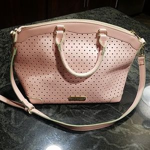 STEVE MADDEN PINK AND MINT PURSE